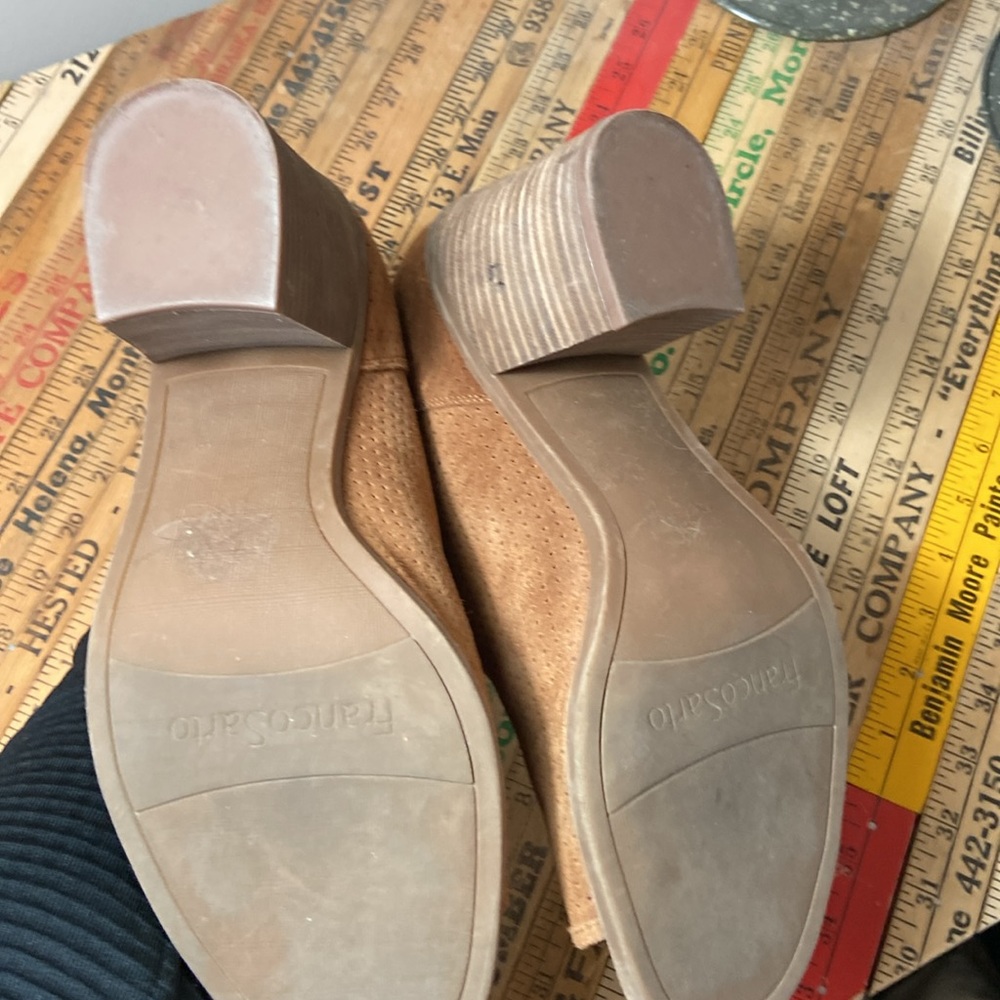 Franco Sarto peep toe booties - Picture 4 of 9